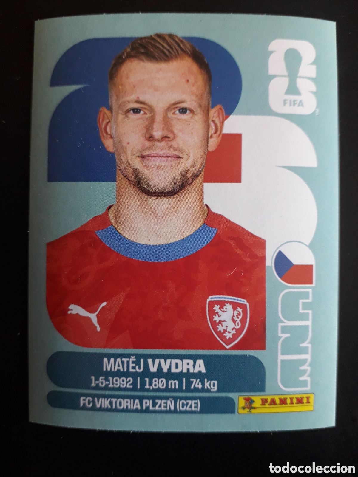 Cromos de f&uacute;tbol: VYDRA REP CHECA/CHEQUIA CZE 15 MUNDIAL F&Uacute;TBOL 2026 FIFA WORLD CUP PANINI SIN PEGAR PEDIDO M&Iacute;NIMO 3&euro;.