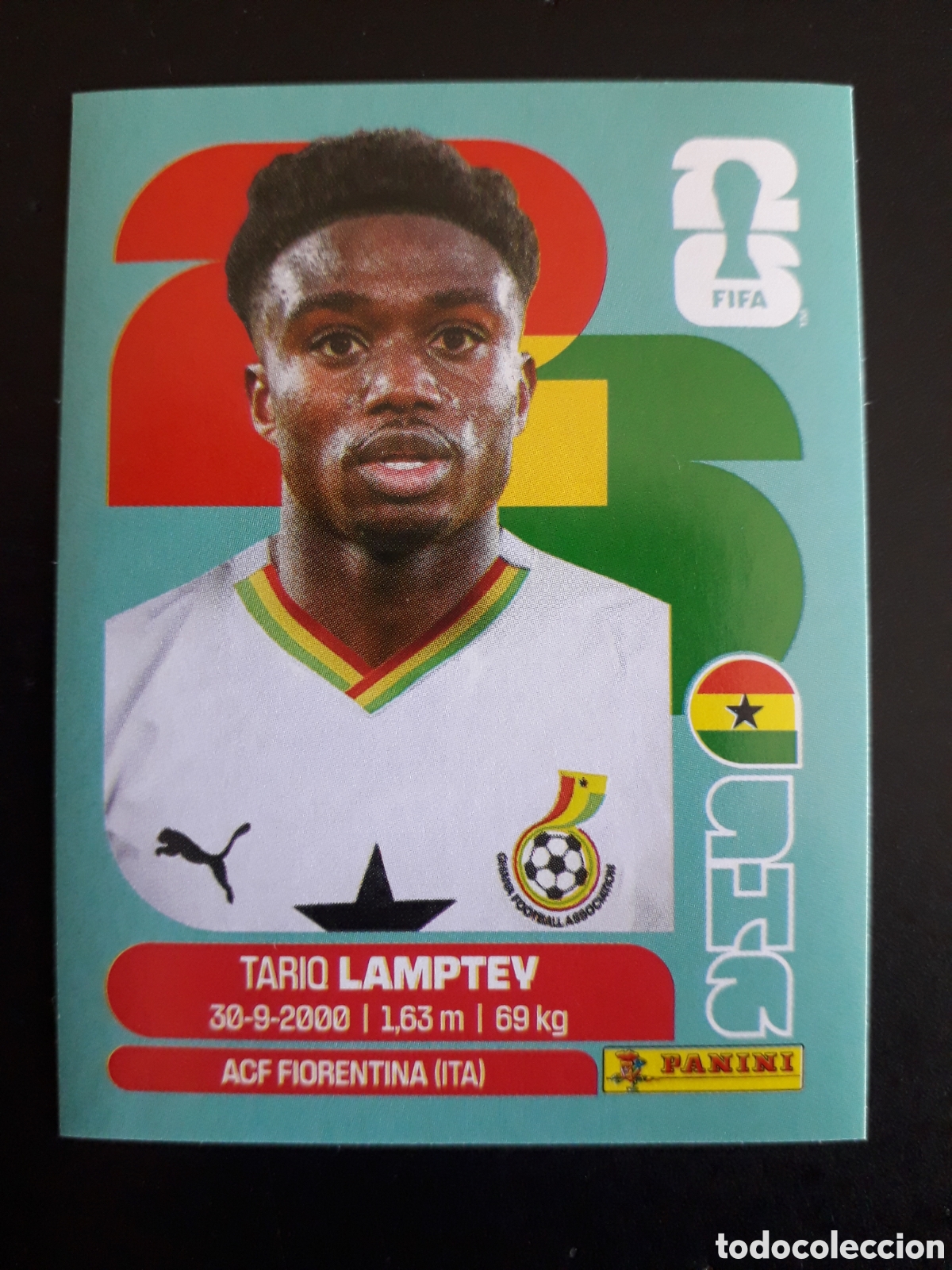 Cromos de f&uacute;tbol: LAMPTEV GHANA GHA 3 MUNDIAL F&Uacute;TBOL 2026 FIFA WORLD CUP PANINI SIN PEGAR PEDIDO M&Iacute;NIMO 3&euro;