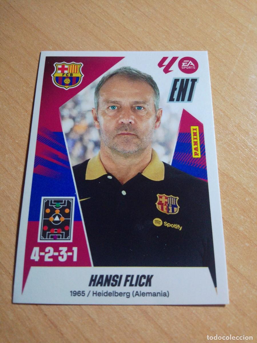 Cromos de f&uacute;tbol: 2 HANSI FLICK BARCELONA 25 26 LIGA ESTE 2025 2026 NUEVO