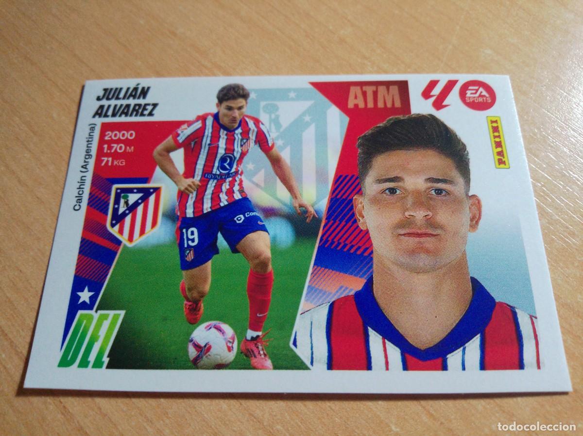 Cromos de f&uacute;tbol: 19 JULIAN ALVAREZ DEL ATLETICO DE MADRID 25 26 LIGA ESTE 2025 2026 NUEVO