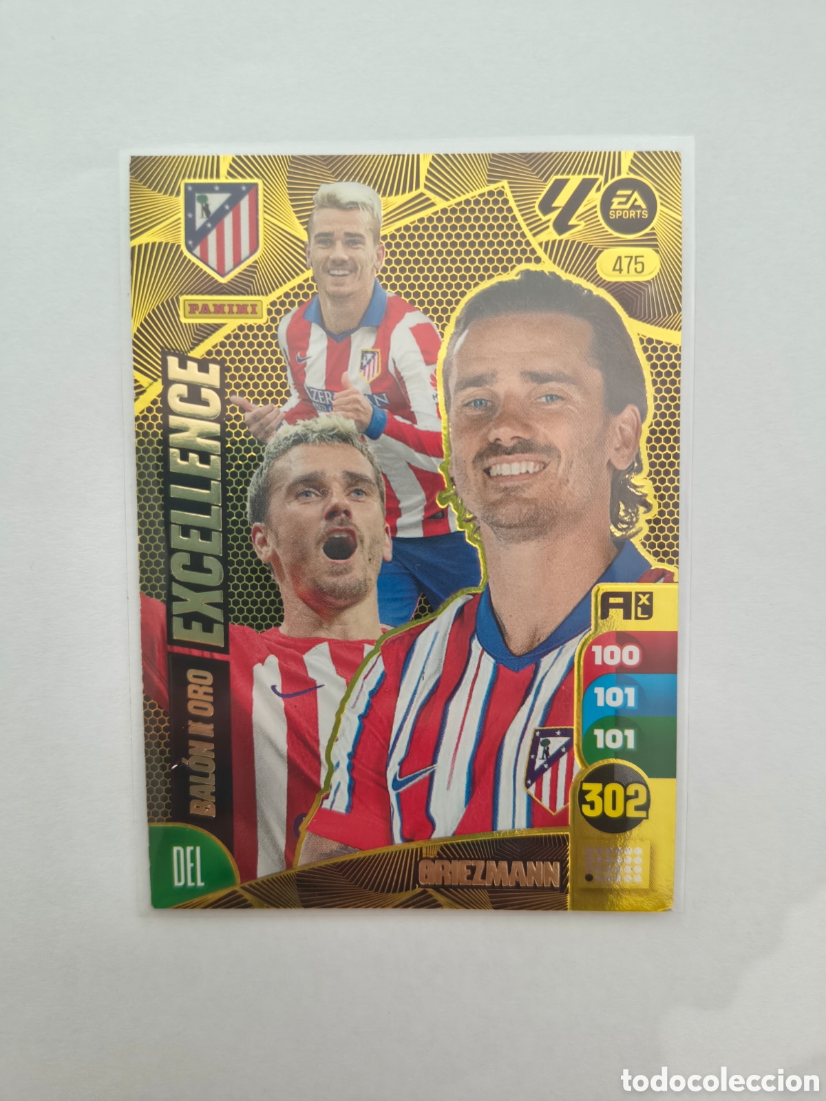 Cromos de f&uacute;tbol: GRIEZMANN BAL&Oacute;N DE ORO EXCELLENCE ADRENALYN XL 24-25 (475)