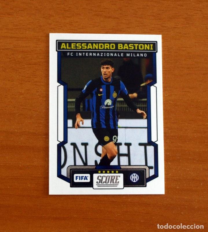 Cromos de f&uacute;tbol: Inter de Mil&aacute;n - N&ordm; 102 Alessandro Bastoni - Panini 2023-2024-23-24 Score FIFA Soccer