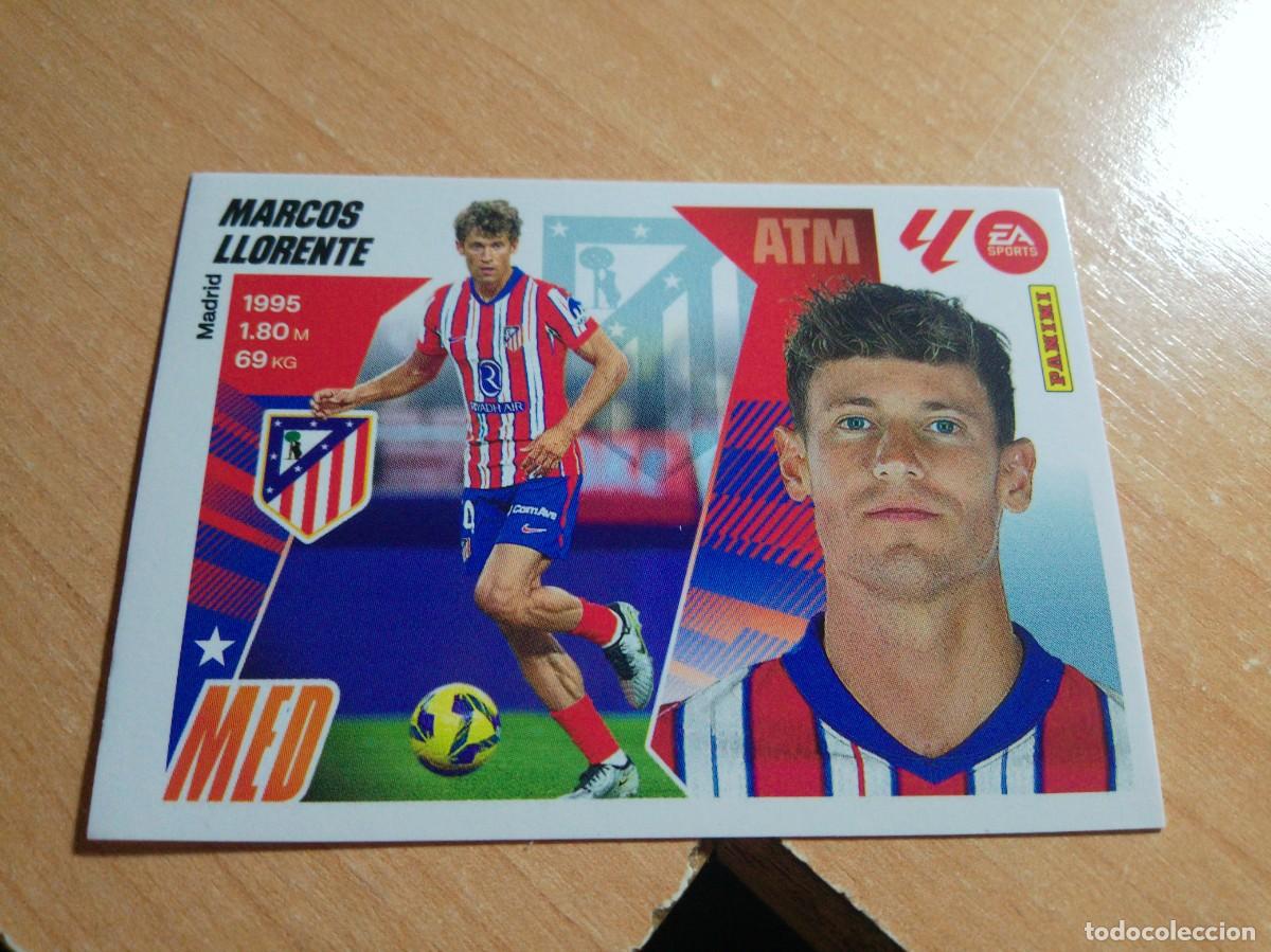 Cromos de f&uacute;tbol: 11 MARCOS LLORENTE DEL ATL&Eacute;TICO DE MADRID 25 26 LIGA ESTE 2025 2026 SIN PEGAR
