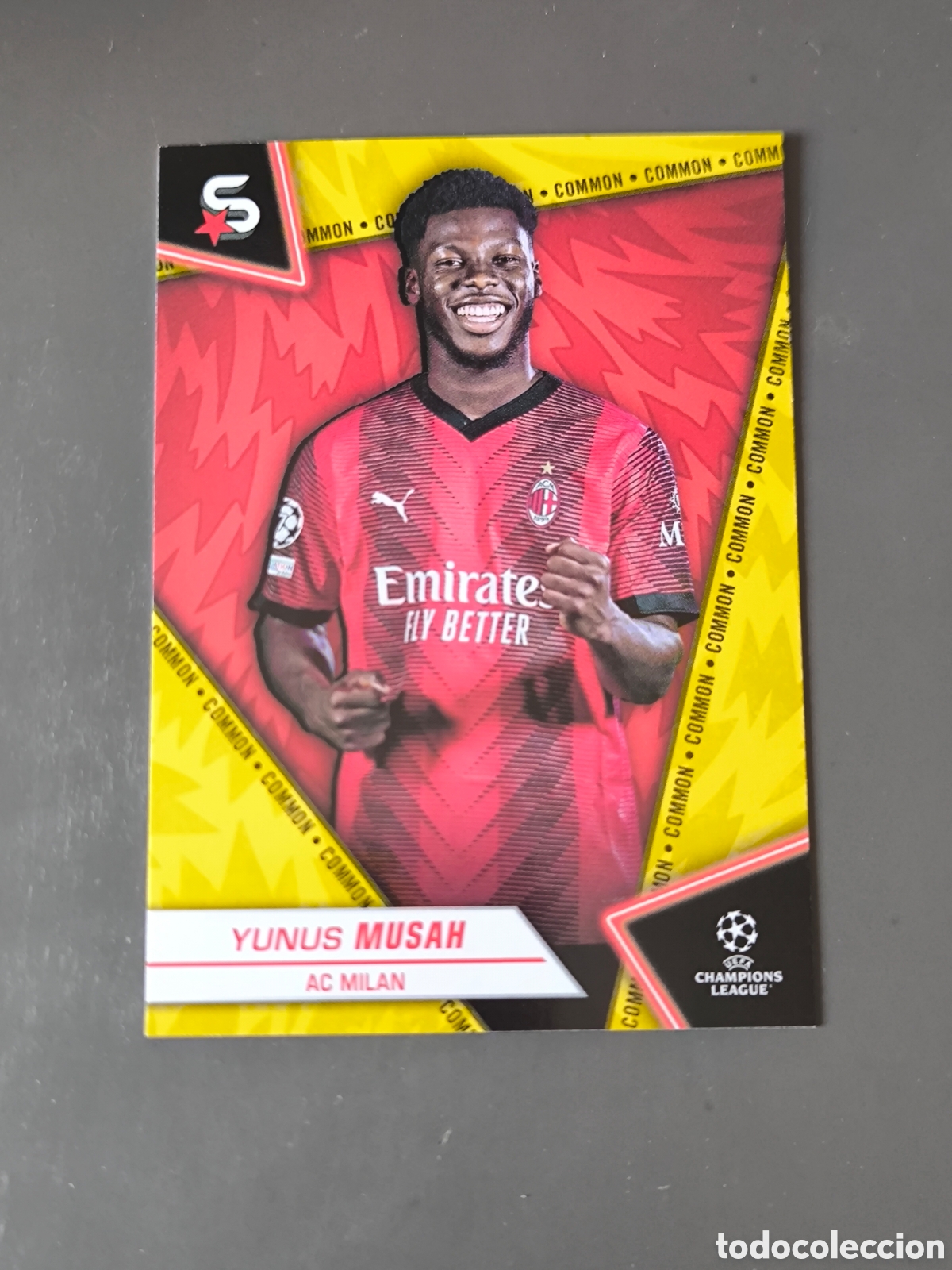 Cromos de f&uacute;tbol: YUNUS MUSAH 5 Common AC Milan Superstars 2024 Topps