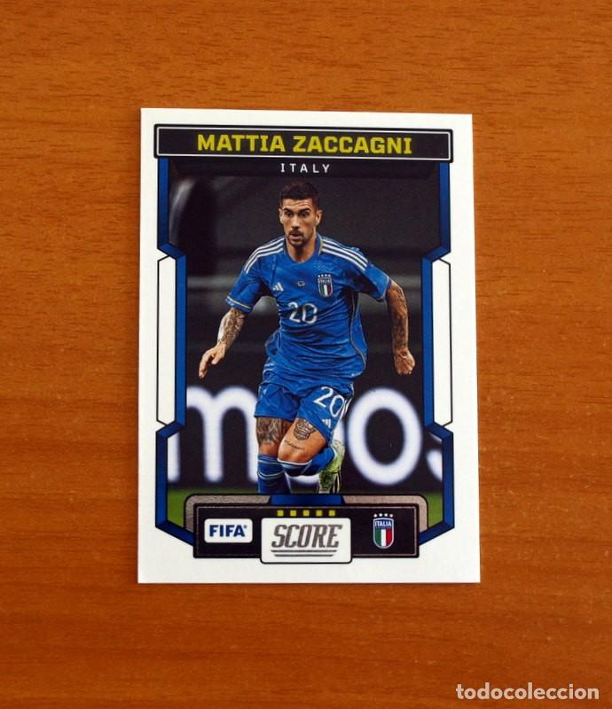 Football Stickers: Italia-Italy - N&ordm; 105 Mattia Zaccagni - Panini 2023-2024-23-24 Score FIFA Soccer