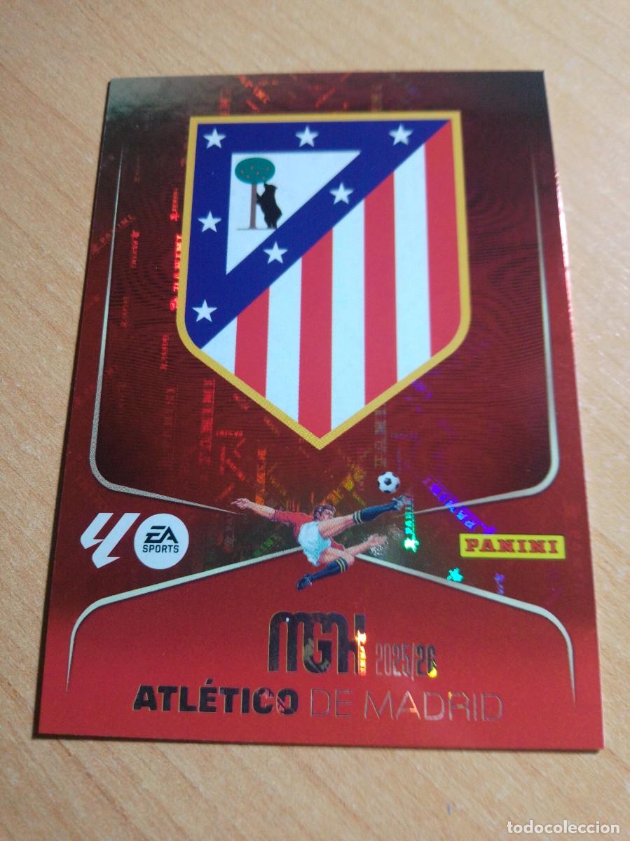 Football Stickers: 55 ESCUDO ATLETICO DE MADRID 25 26 MGK 2025 2026 MEGACRACKS NUEVO