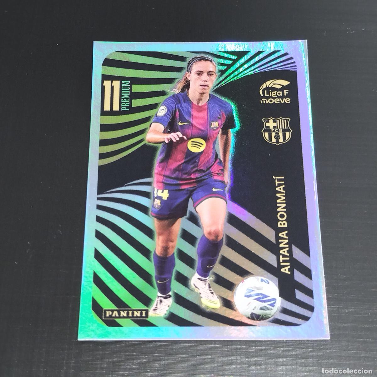Cromos de f&uacute;tbol: AITANA BONMATI PREMIUM 11 FC BARCELONA CROMOS LIGA F MOEVE FEMENINA PANINI 2025 2026 25 26