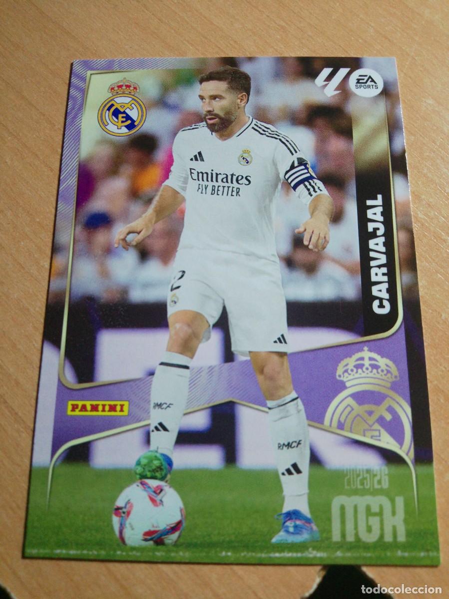Cromos de f&uacute;tbol: 220 CARVAJAL REAL MADRID 25 26 MGK 2025 2026 MEGACRACKS NUEVO