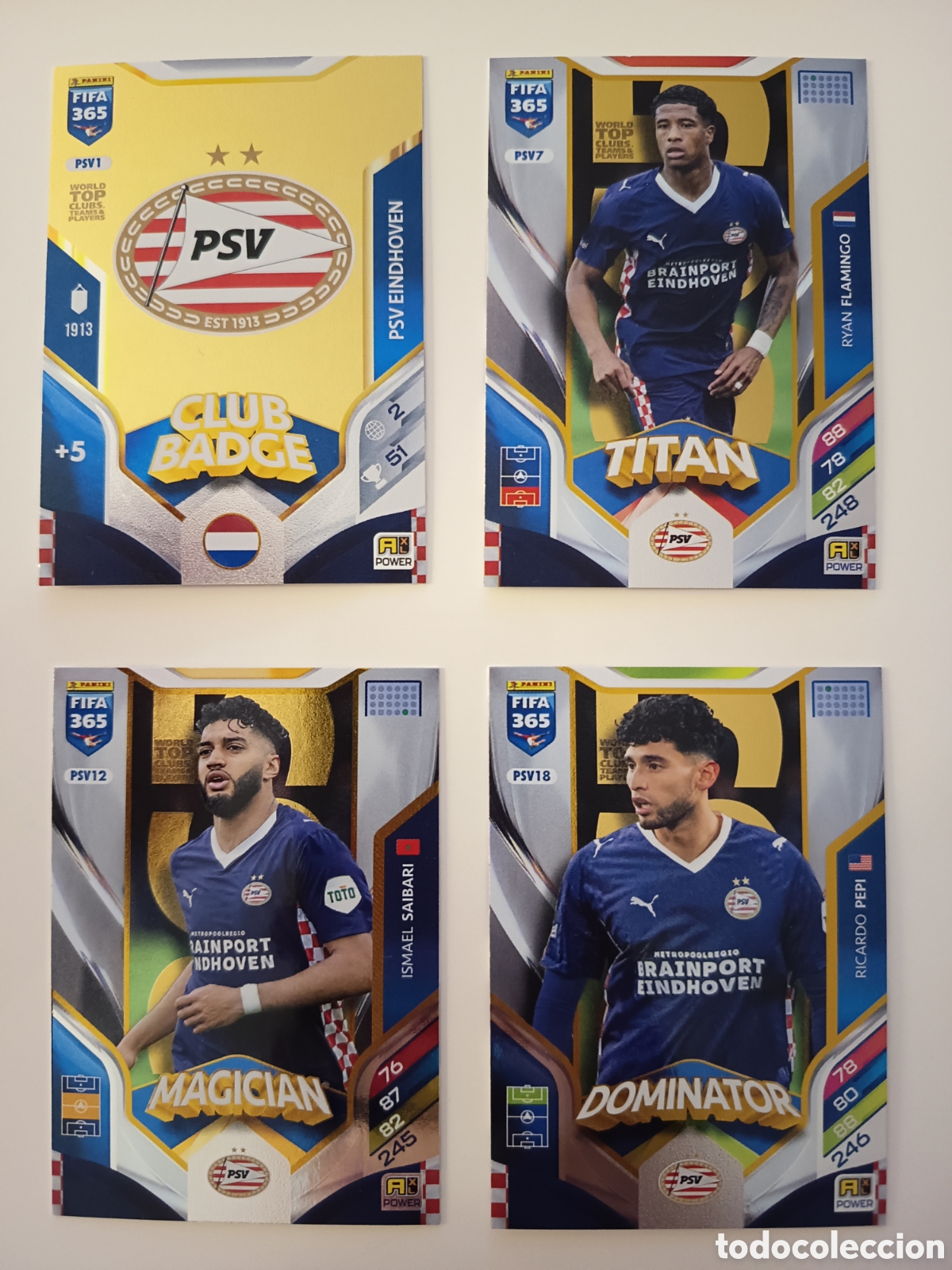 Cromos de f&uacute;tbol: Lote PSV Fifa 365 2025-2026