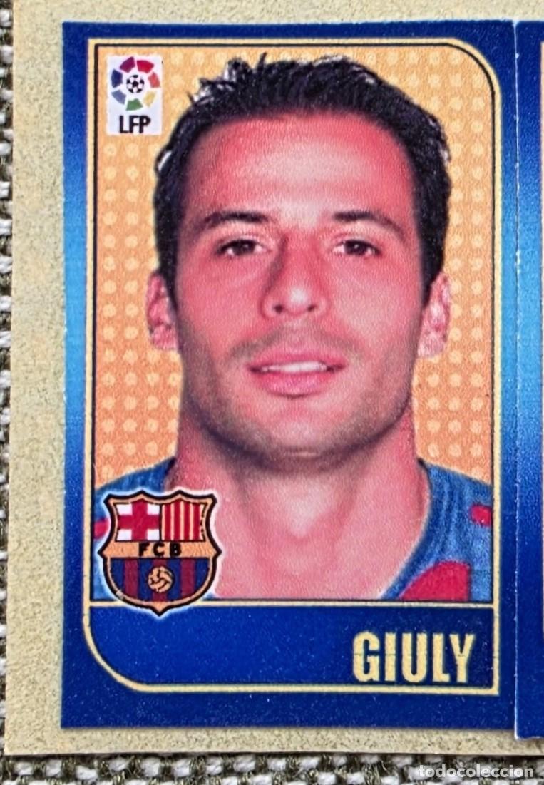 Cromos de f&uacute;tbol: GIULY (Barcelona). Liga de las Estrellas 04-05 Chicles Liga 2004 2005 (Panini) SIN PEGAR