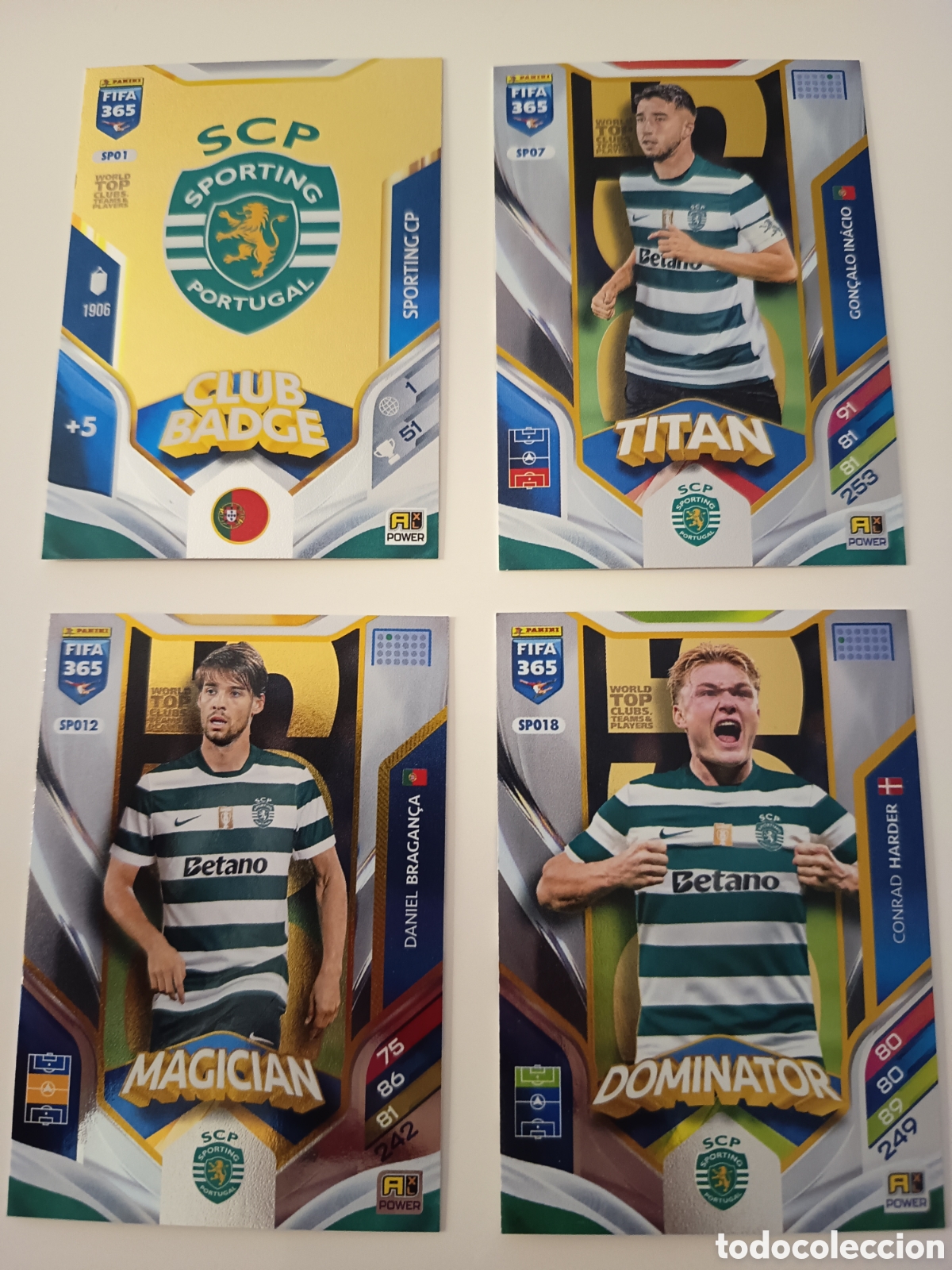 Cromos de f&uacute;tbol: Lote Sporting Lisboa Fifa 365 2025-2026