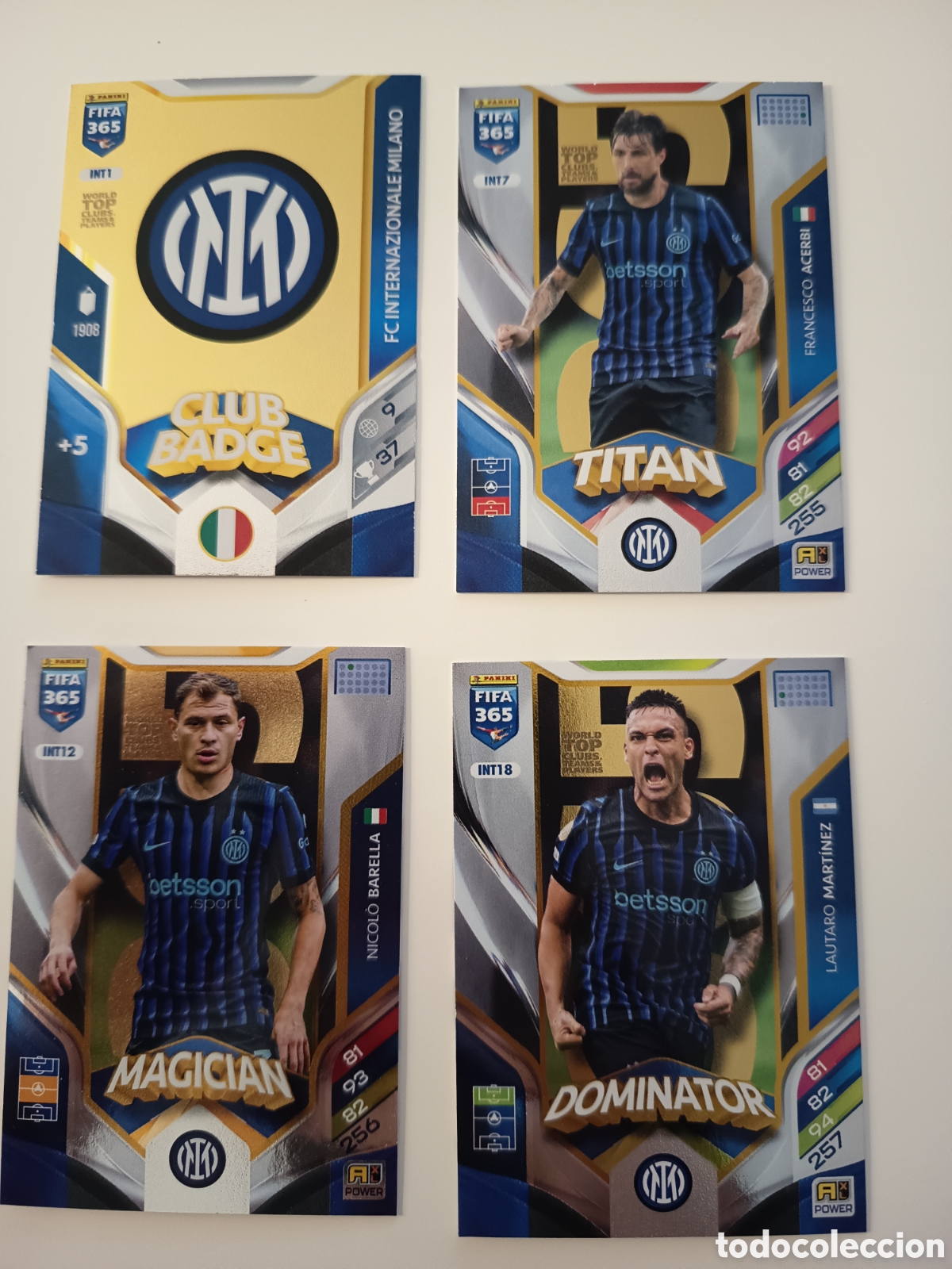 Figurine di Calcio: Lote Inter de Milan Fifa 365 2025-2026