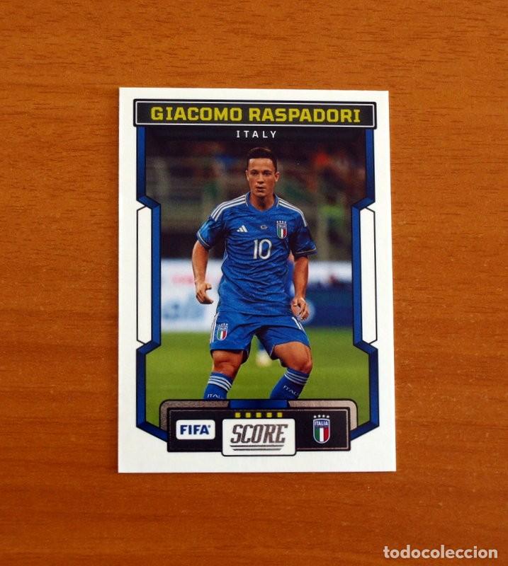 Figurine di Calcio: Italia-Italy - N&ordm; 107 Giacomo Raspadori - Panini 2023-2024-23-24 Score FIFA Soccer