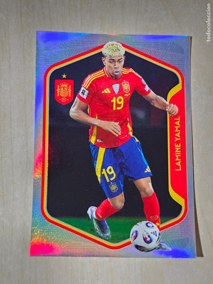 Figurine di Calcio: # 50 LAMINE YAMAL Selecci&oacute;n Espa&ntilde;a colecci&oacute;n Carrefour Mundial 2026