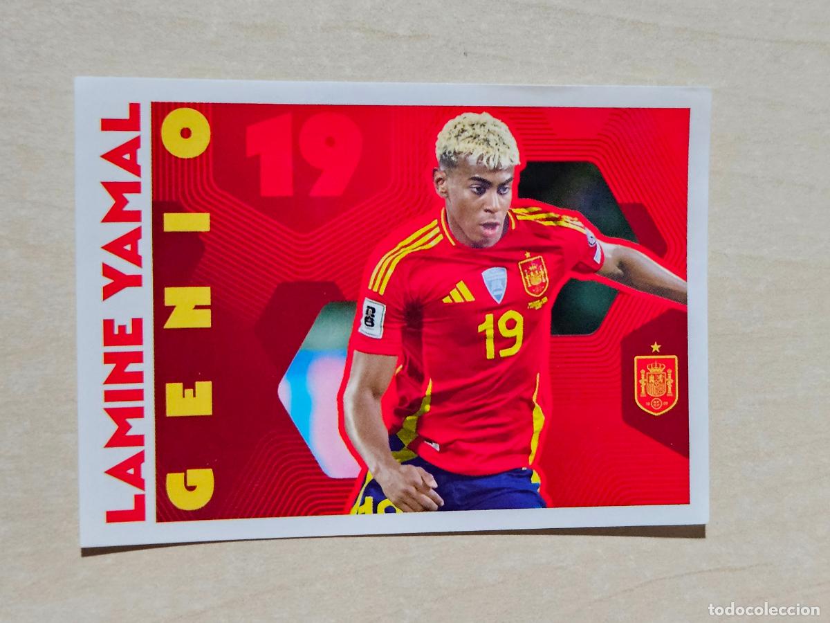 Figurine di Calcio: # 71 LAMINE YAMAL Selecci&oacute;n Espa&ntilde;a colecci&oacute;n Carrefour Mundial 2026