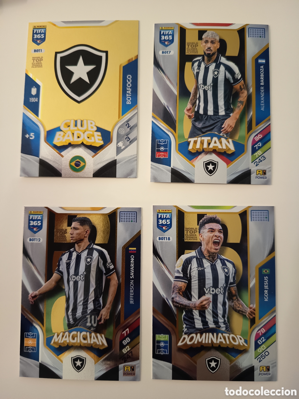Cromos de f&uacute;tbol: Lote Botafogo fifa 365
