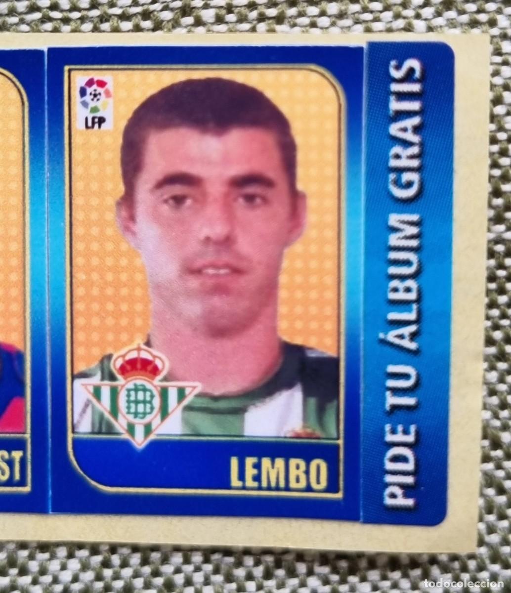 Cromos de f&uacute;tbol: LEMBO (Real Betis). Liga de las Estrellas 04-05 Chicles Liga 2004 2005 (Panini) SIN PEGAR