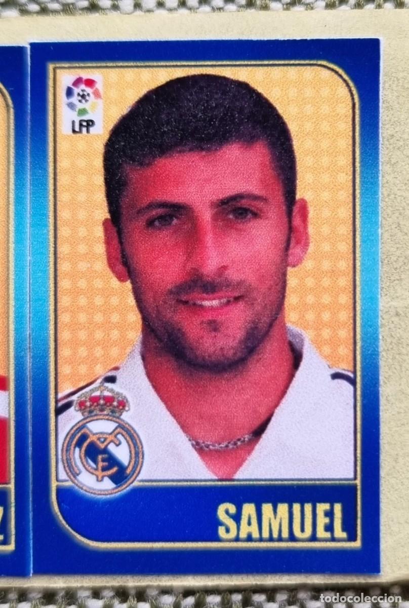Cromos de f&uacute;tbol: SAMUEL (Real Madrid). Liga de las Estrellas 04-05 Chicles Liga 2004 2005 (Panini) SIN PEGAR