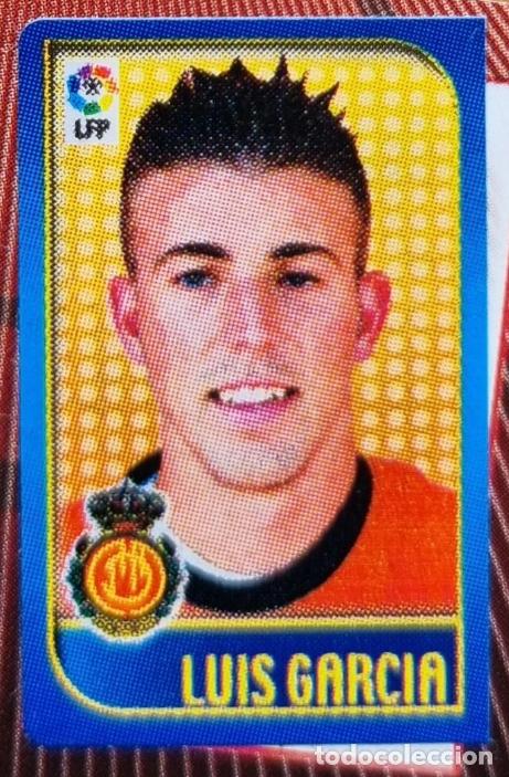 Cromos de f&uacute;tbol: LUIS GARC&Iacute;A (Mallorca). Liga de las Estrellas 04-05 Chicles Liga 2004 2005 (Panini) RECORTADO