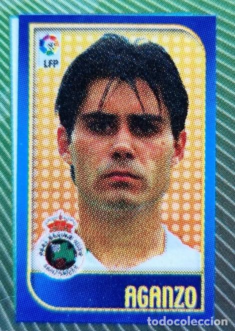 Cromos de f&uacute;tbol: AGANZO (Racing de Santander). Liga de las Estrellas 04-05 Chicles Liga 2004 2005 (Panini) RECORTADO