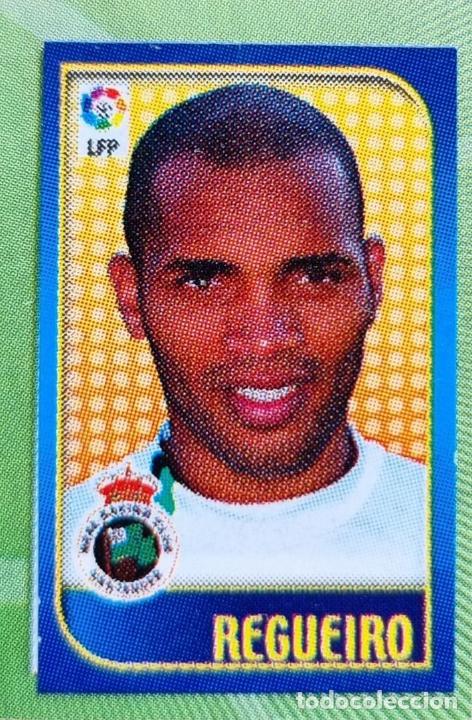 Cromos de f&uacute;tbol: REGUEIRO (Racing de Santander). Liga de las Estrellas 04-05 Chicles Liga 2004 2005 RECORTADO