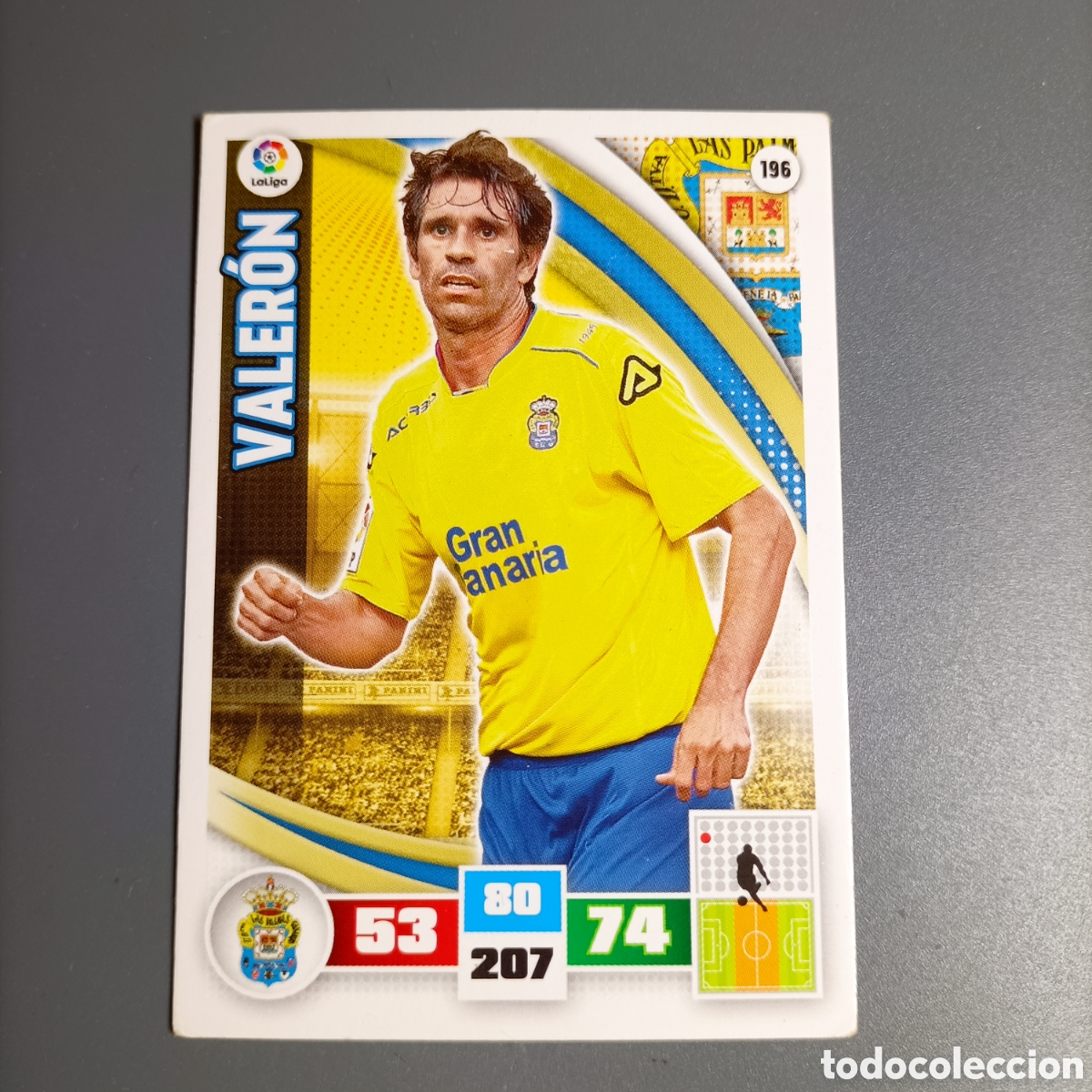 Cromos de f&uacute;tbol: ADRENALYN. LIGA 2015-2016 (LAS PALMAS) №196 VALERON
