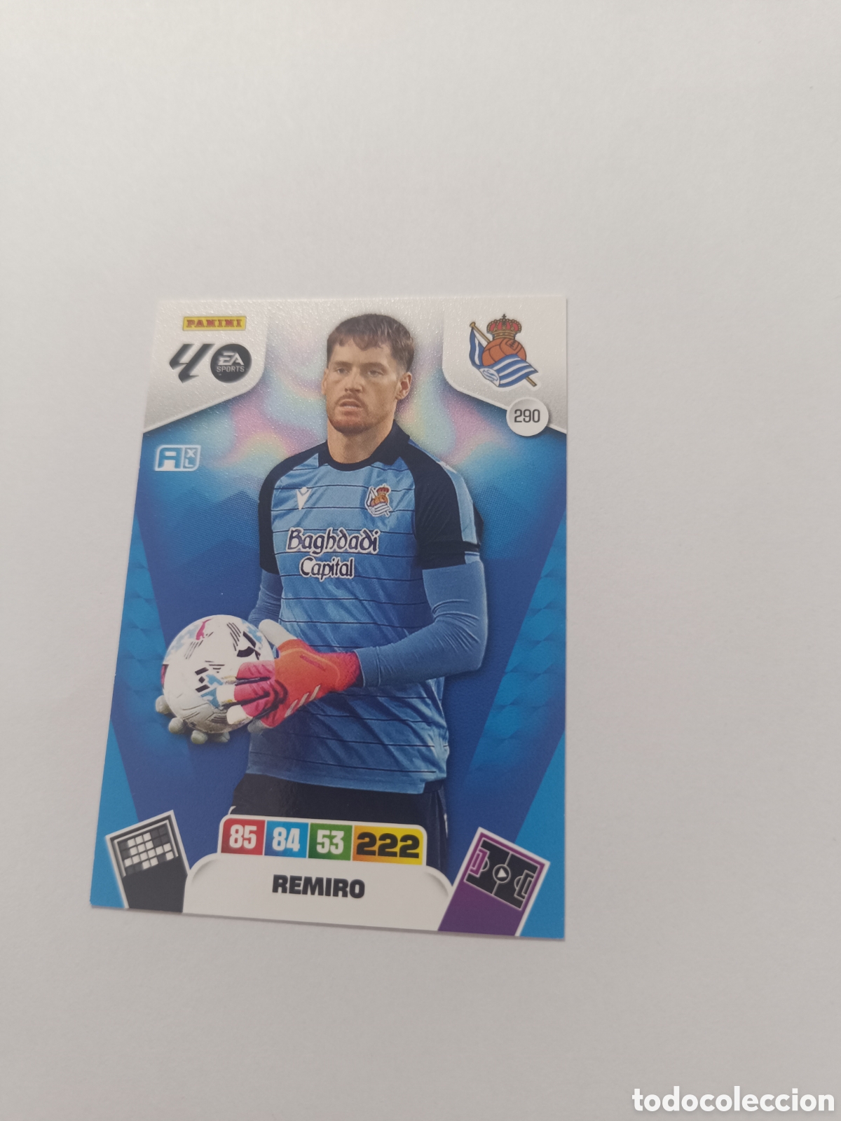 Cromos de f&uacute;tbol: Adrenalyn 25-26 real sociedad remiro 290