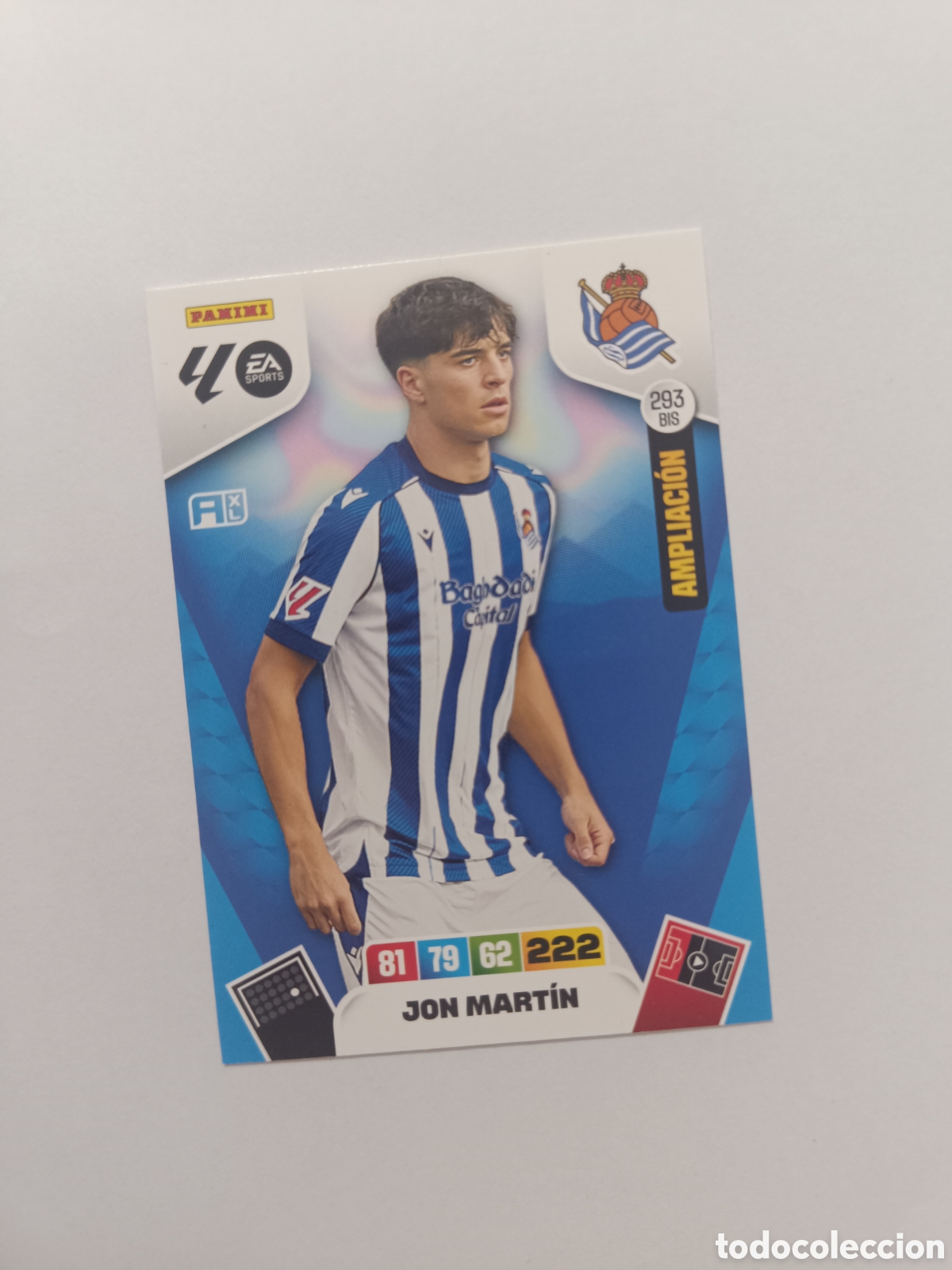 Cromos de f&uacute;tbol: Adrenalyn 25-26 real sociedad Jon Mart&iacute;n 293 bis