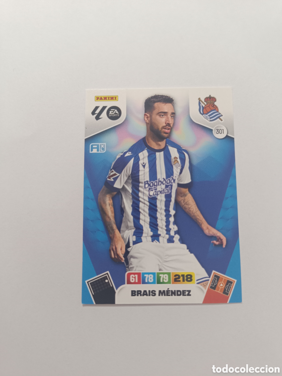 Cromos de f&uacute;tbol: Adrenalyn 25-26 real sociedad brais M&eacute;ndez 301
