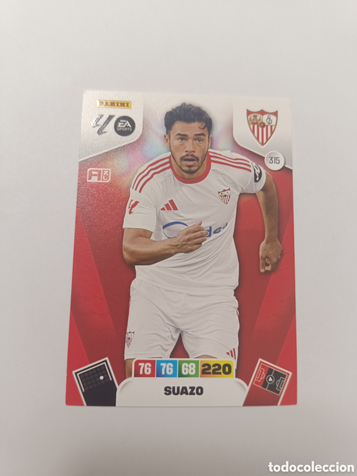 Cromos de f&uacute;tbol: Adrenalyn 25-26 Sevilla 315 suazo