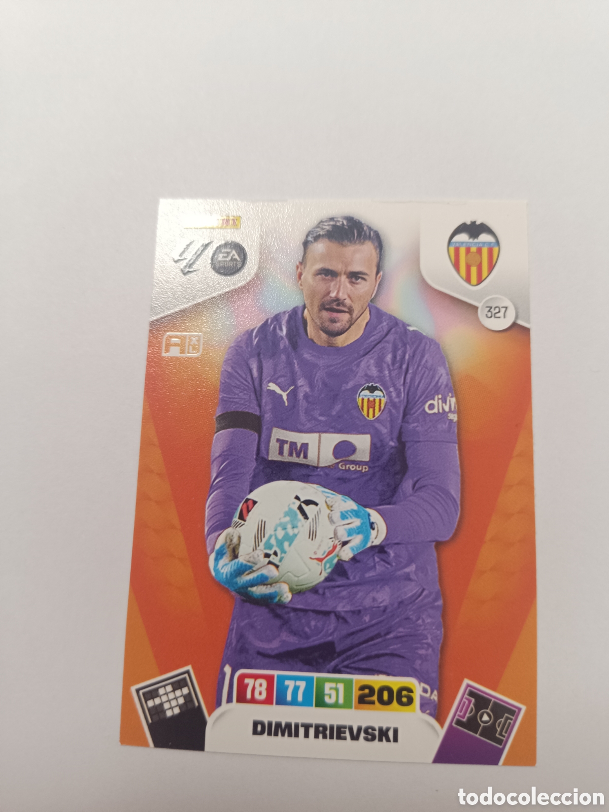 Cromos de f&uacute;tbol: Adrenalyn 25-26 valencia dimitrievski 327