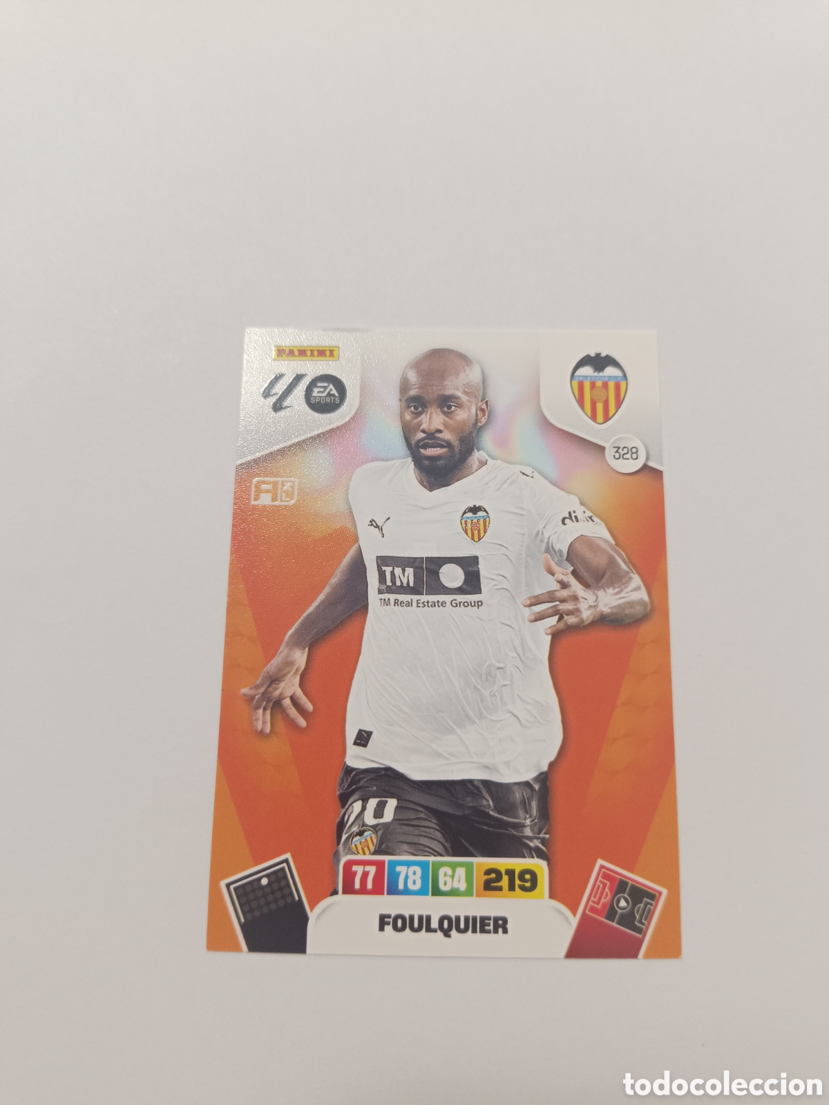 Cromos de f&uacute;tbol: Adrenalyn 25-26 valencia 328 foulquier