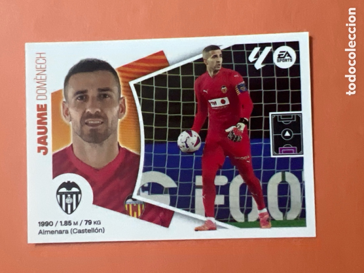 Cromos de f&uacute;tbol: C6581. 4 JAUME VALENCIA CF CROMOS ALBUM EDICIONES LIGA ESTE 2024 2025 24 25