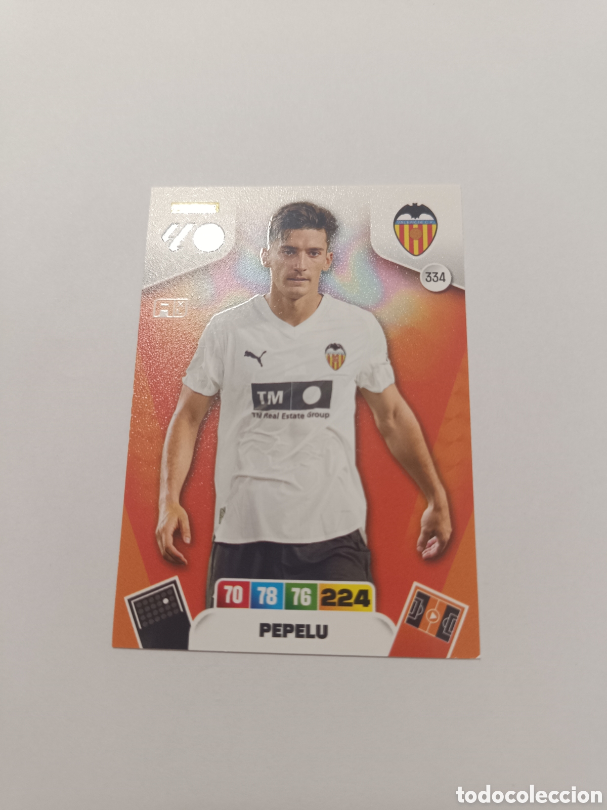 Cromos de f&uacute;tbol: Adrenalyn 25-26 valencia 334 pepelu