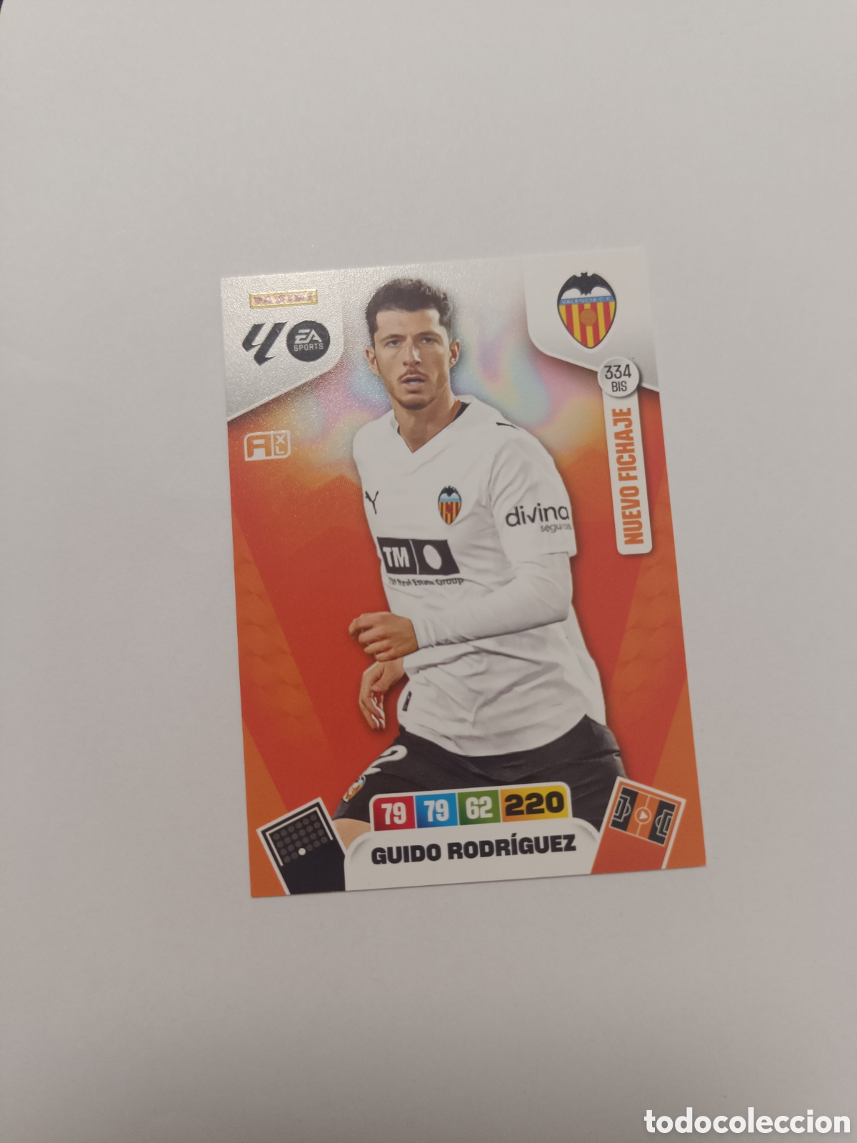 Cromos de f&uacute;tbol: Adrenalyn 25-26 valencia guido Rodr&iacute;guez 334 bis