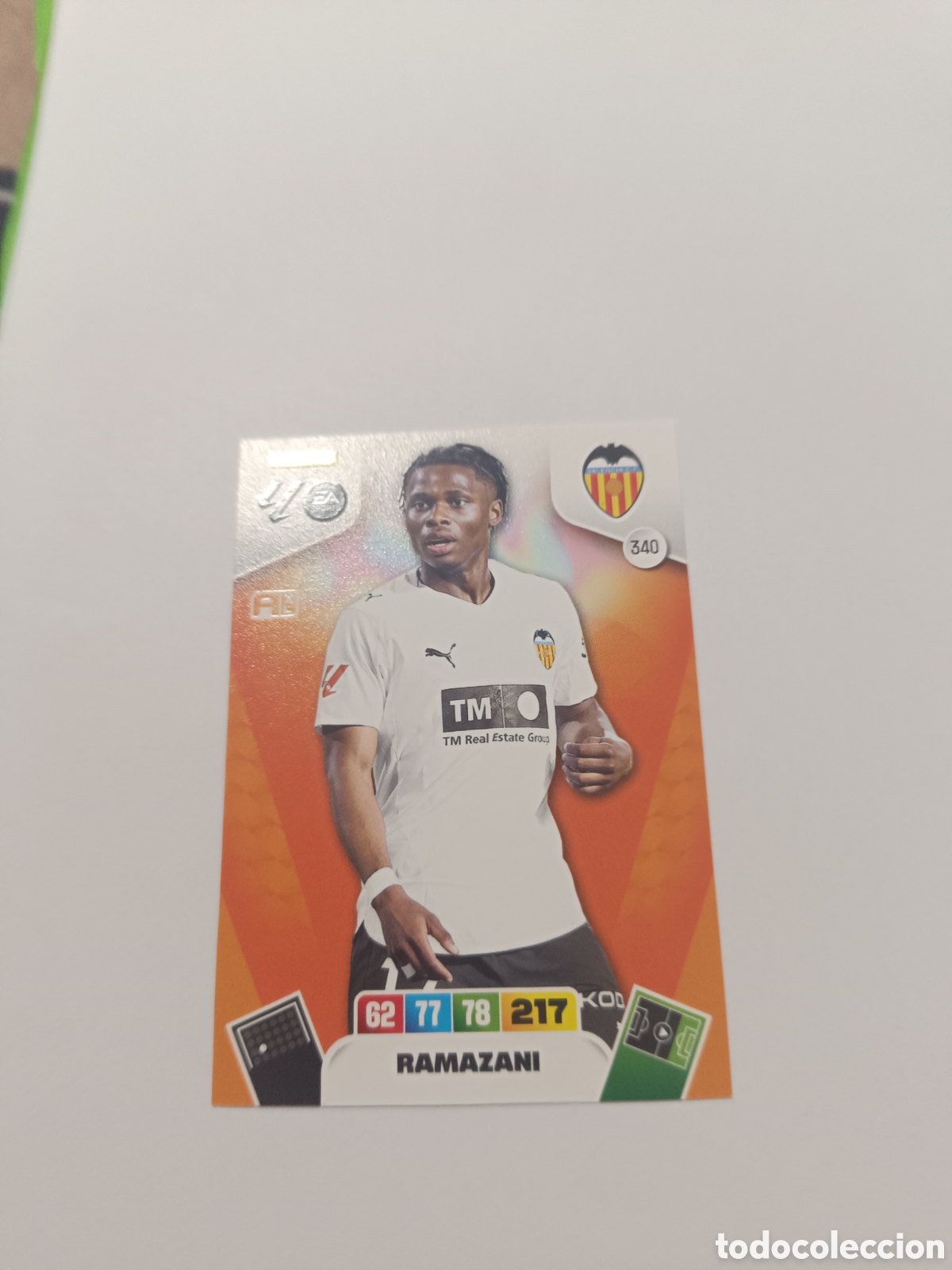 Cromos de f&uacute;tbol: Adrenalyn 25-26 valencia 340 ramazani