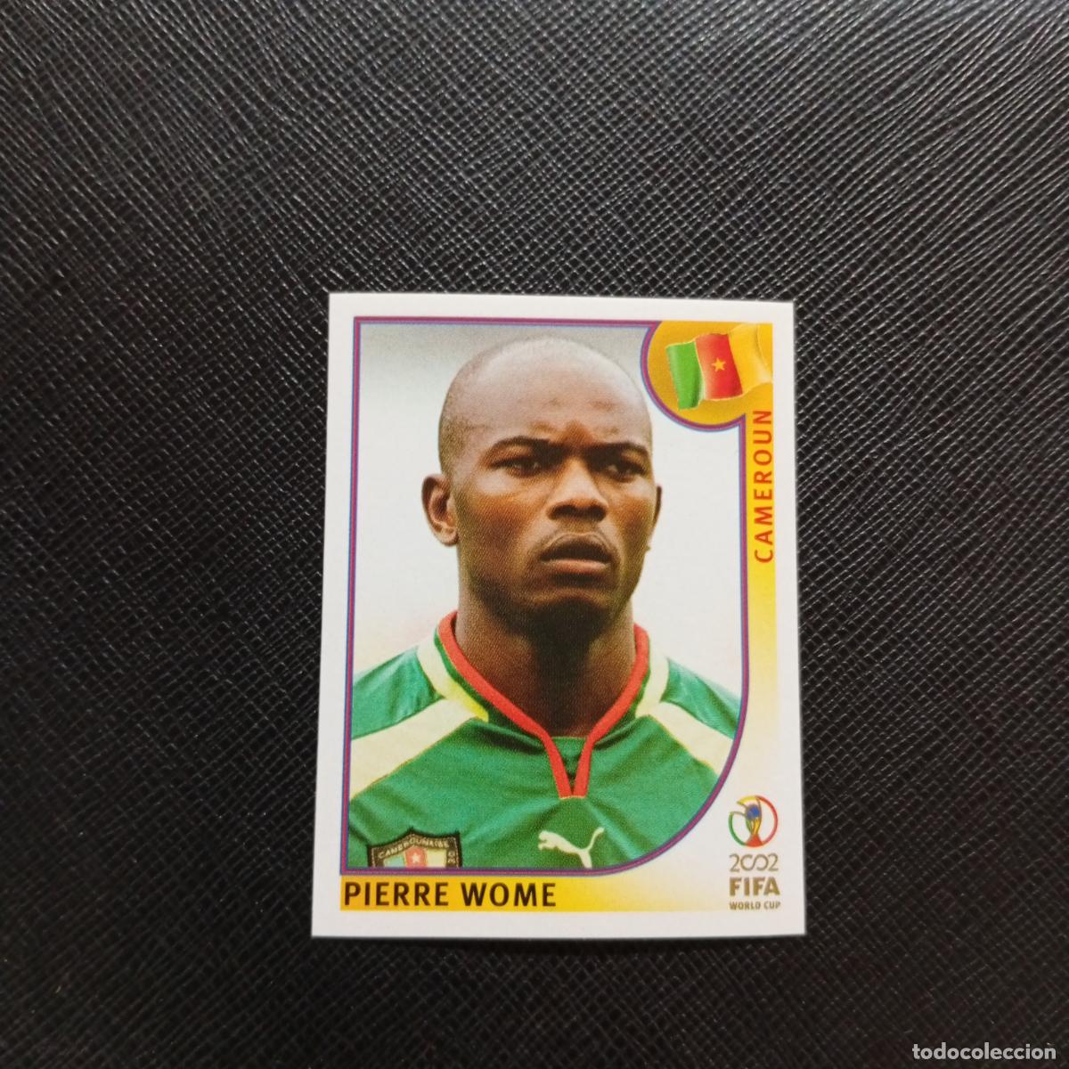 Cromos de f&uacute;tbol: 374 PIERRE WOME CAMERUN PANINI 2002 MUNDIAL KOREA FUTBOL 02 CROMO - SIN PEGAR - A59 PG208