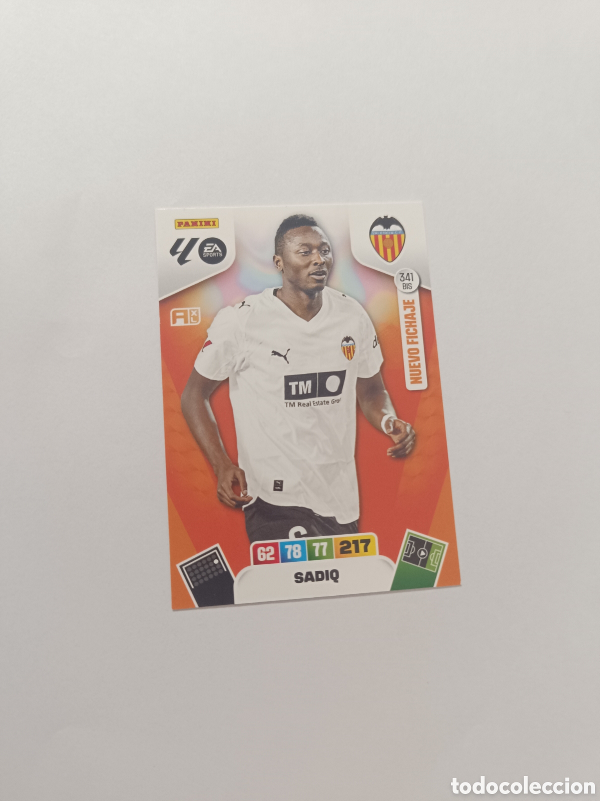 Cromos de f&uacute;tbol: Adrenalyn 25-26 valencia 341 bis