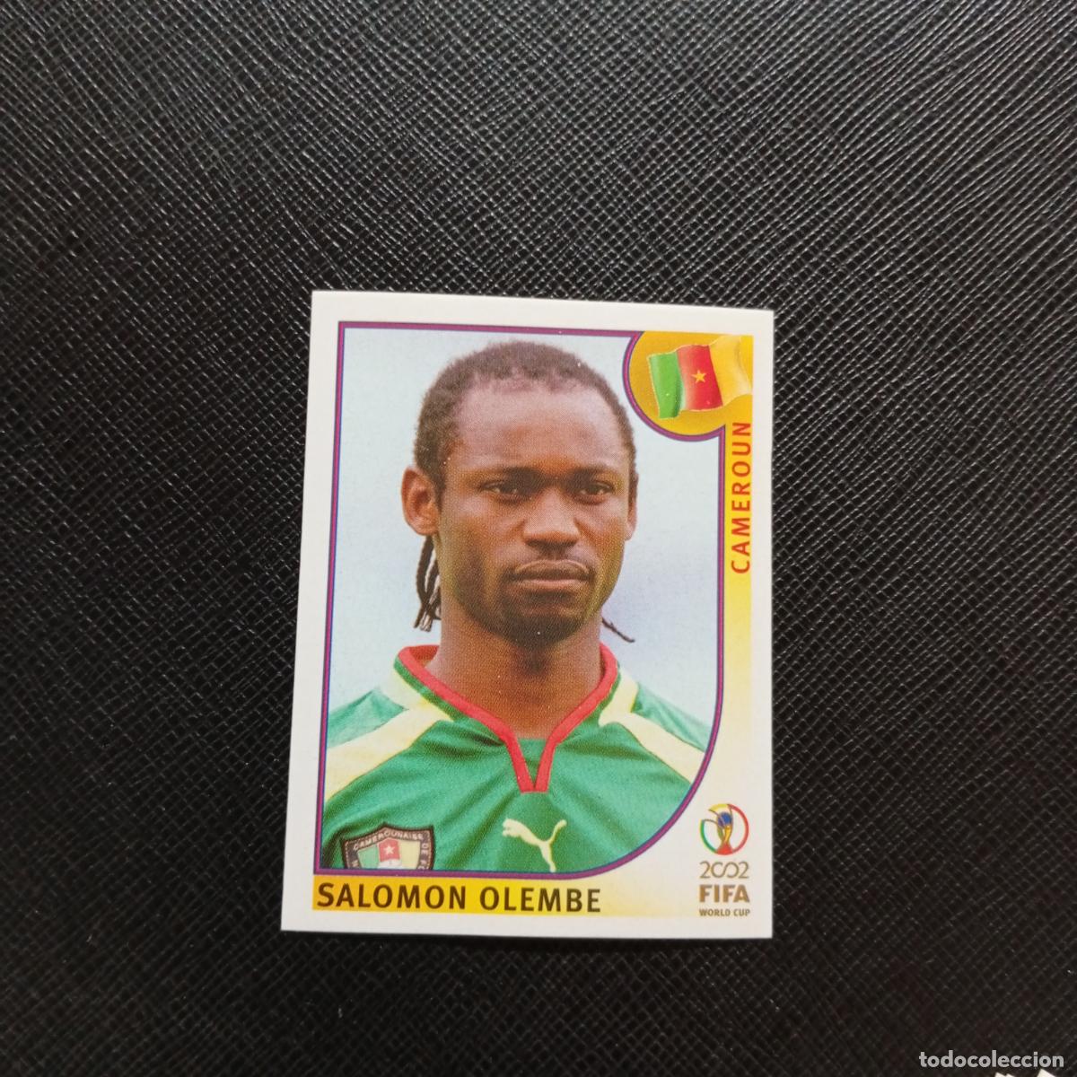 Cromos de f&uacute;tbol: 377 SALOMON OLEMBE CAMERUN PANINI 2002 MUNDIAL KOREA FUTBOL 02 CROMO - SIN PEGAR - A59 PG226
