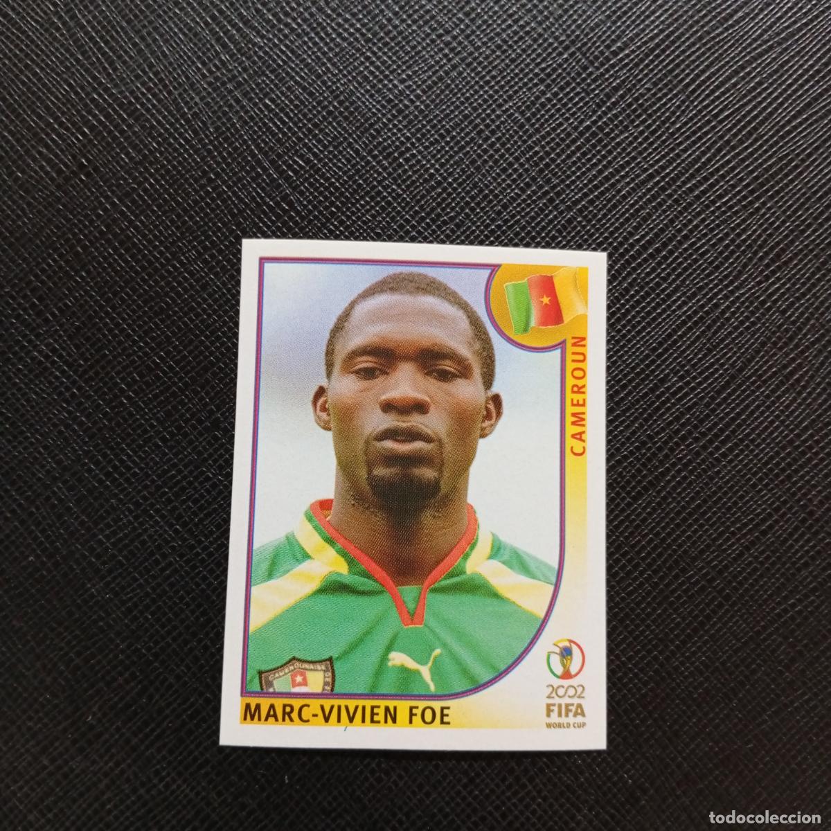 Cromos de f&uacute;tbol: 378 MARC VIVIEN FOE CAMERUN PANINI 2002 MUNDIAL KOREA FUTBOL 02 CROMO - SIN PEGAR - A59 PG226