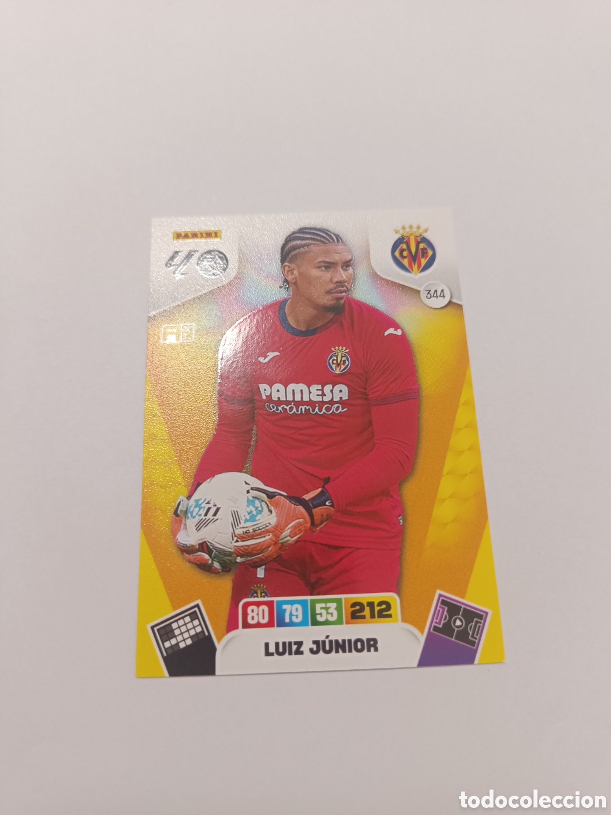 Cromos de f&uacute;tbol: Adrenalyn 25-26 Villarreal 344 luiz junior