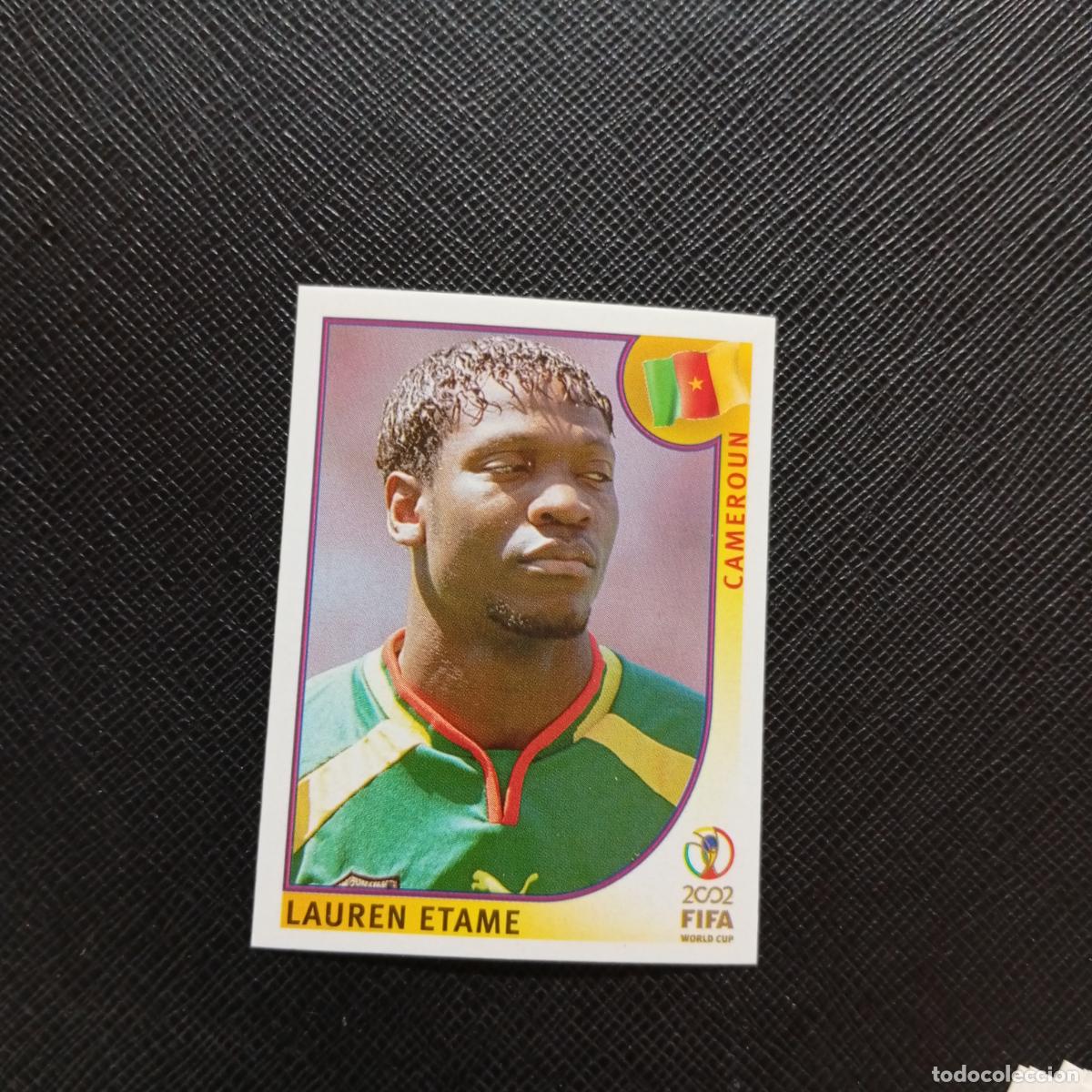 Cromos de f&uacute;tbol: 379 LAUREN ETAME CAMERUN PANINI 2002 MUNDIAL KOREA FUTBOL 02 CROMO - SIN PEGAR - A59 PG226