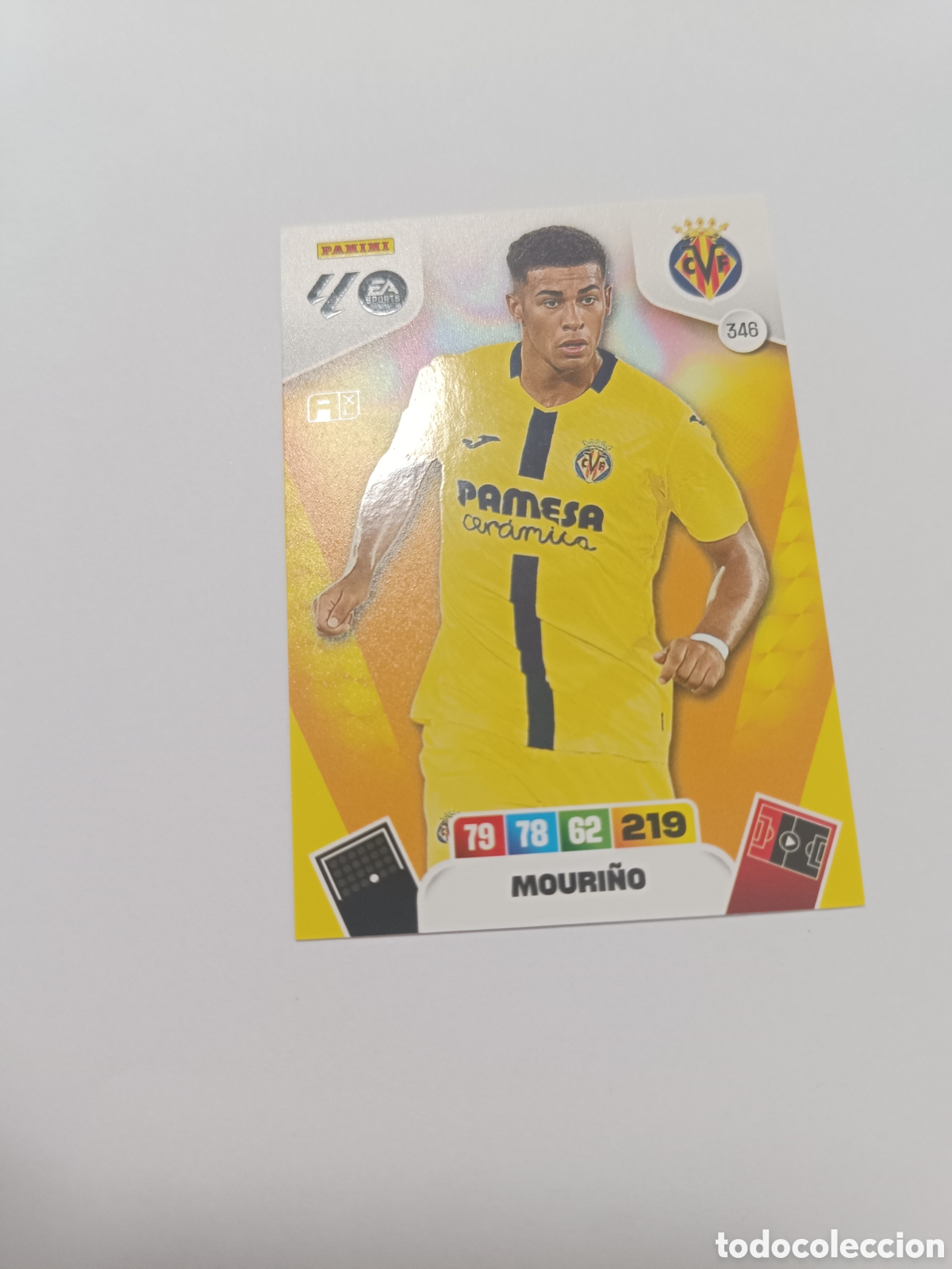 Cromos de f&uacute;tbol: Adrenalyn 25-26 Villarreal 346 mouri&ntilde;o