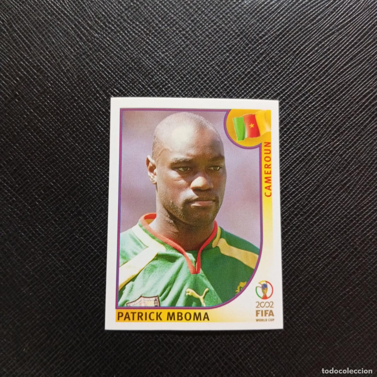 Cromos de f&uacute;tbol: 382 PATRICK MBOMA CAMERUN PANINI 2002 MUNDIAL KOREA FUTBOL 02 CROMO - SIN PEGAR - A59 PG253