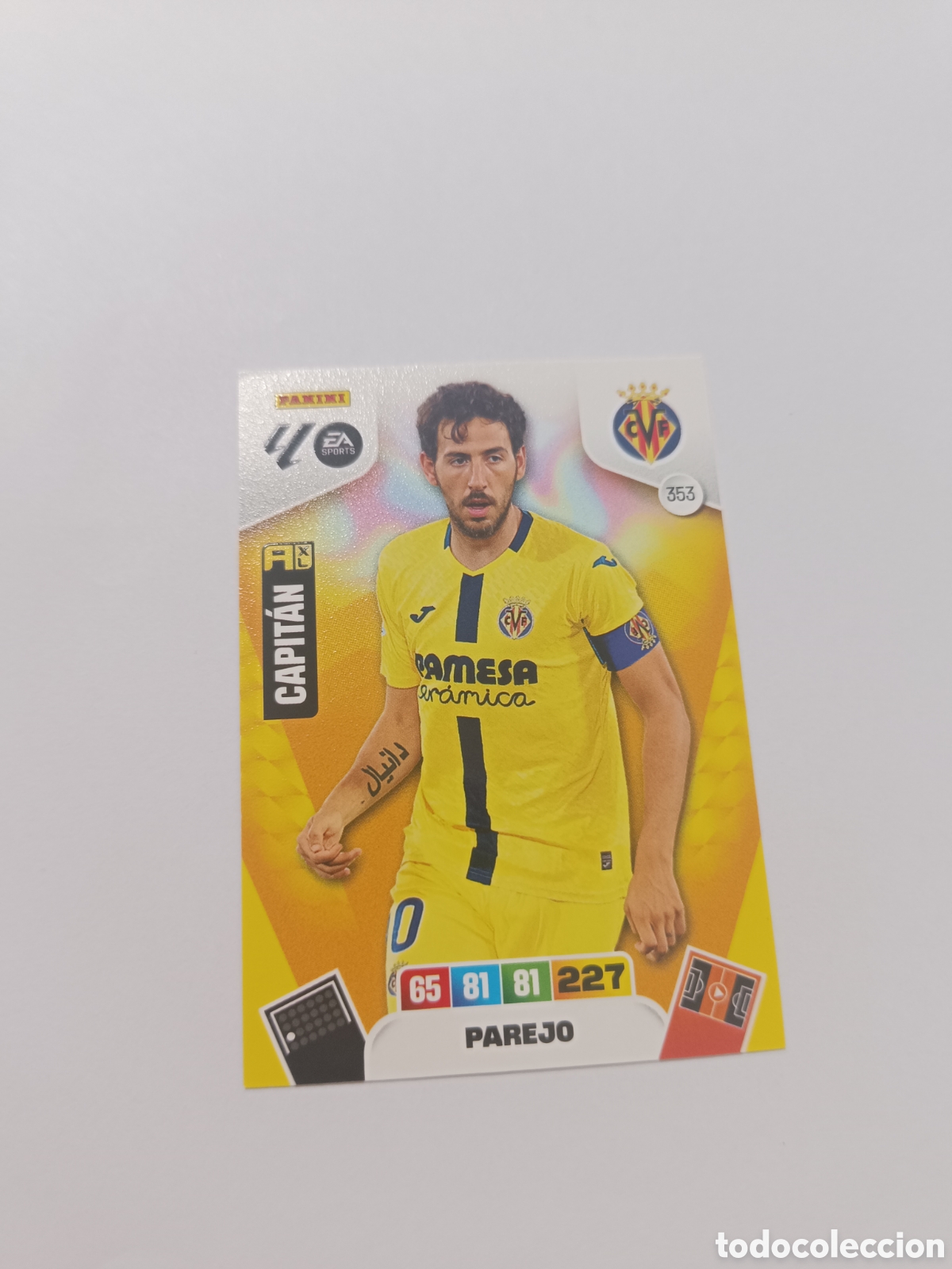 Cromos de f&uacute;tbol: Adrenalyn 25-26 Villarreal 353 parejo
