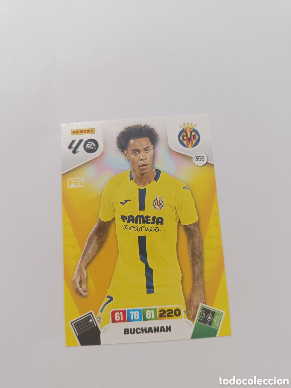 Cromos de f&uacute;tbol: Adrenalyn 25-26 Villarreal 356 buchanan