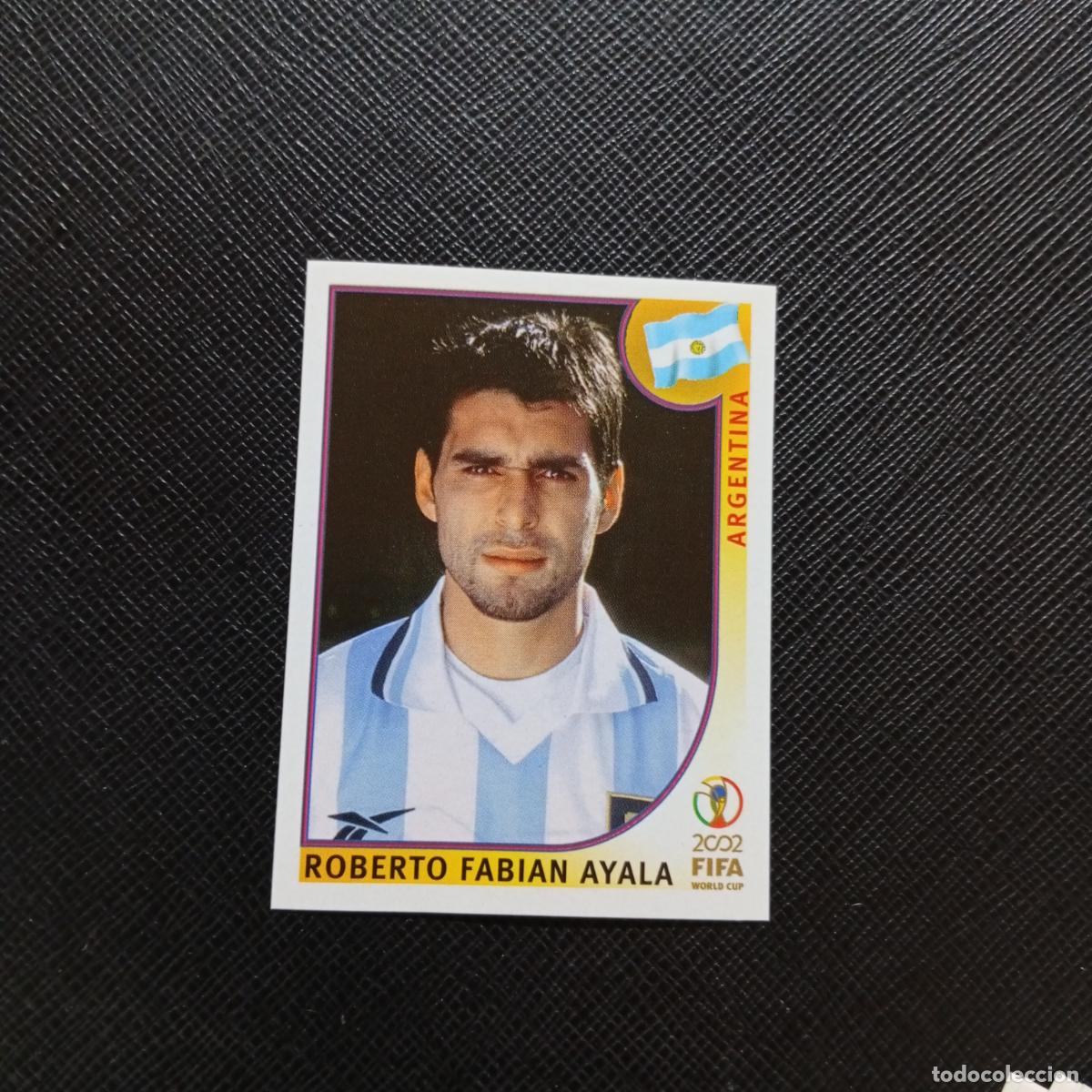 Cromos de f&uacute;tbol: 389 ROBERTO FABIAN AYALA ARGENTINA PANINI 2002 MUNDIAL KOREA FUTBOL 02 CROMO - SIN PEGAR - A59 PG262