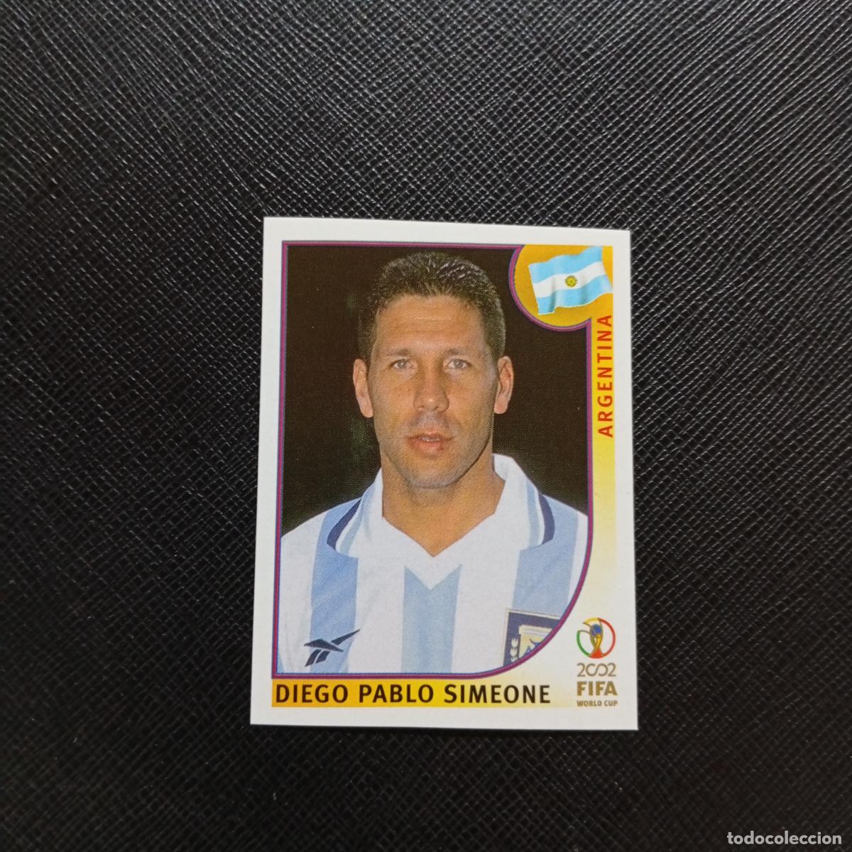 Cartes &agrave; collectionner de Football: 393 SIMEONE ARGENTINA PANINI 2002 MUNDIAL KOREA FUTBOL 02 CROMO - SIN PEGAR - A59 PG262