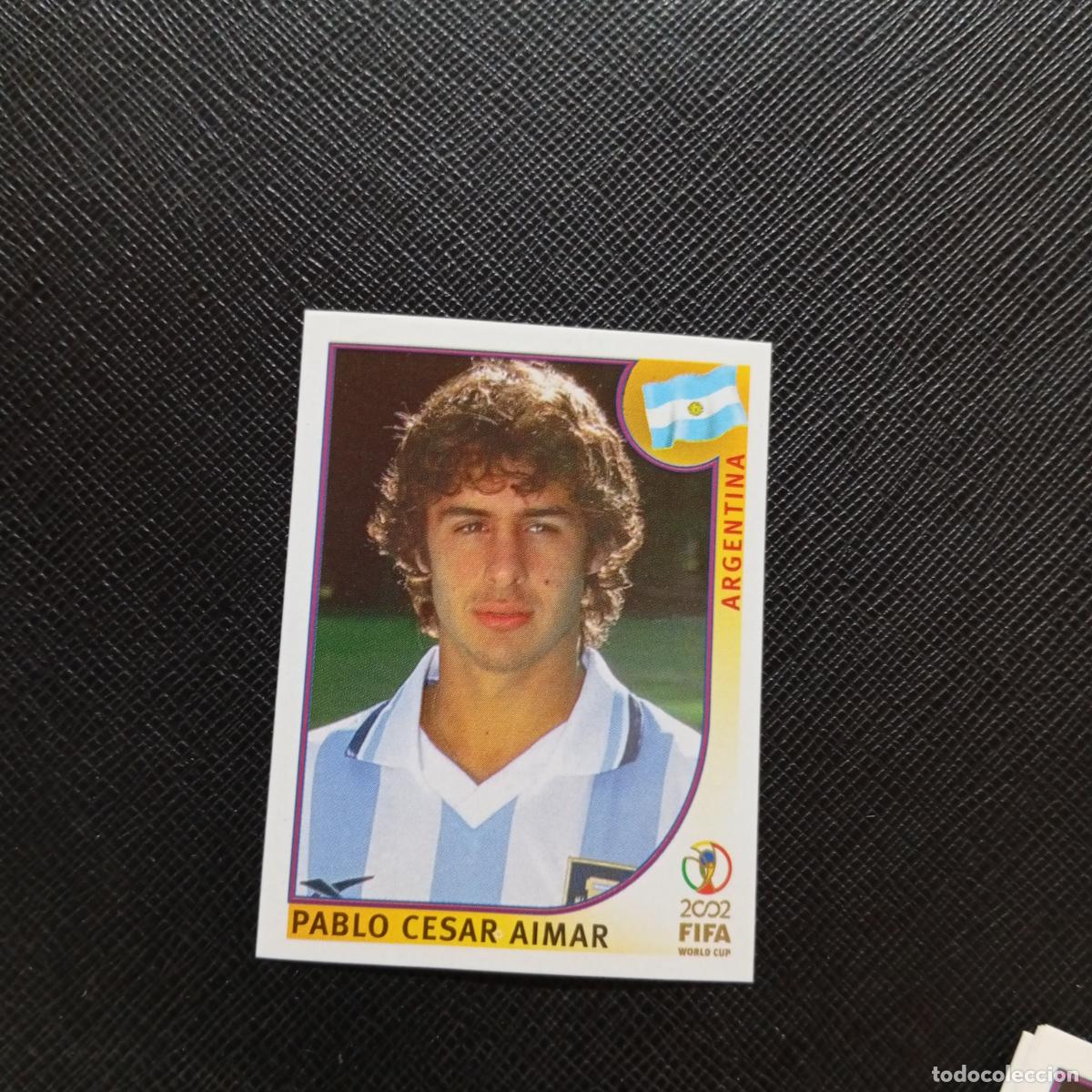 Cromos de f&uacute;tbol: 396 AIMAR ARGENTINA PANINI 2002 MUNDIAL KOREA FUTBOL 02 CROMO - SIN PEGAR - A59 PG280
