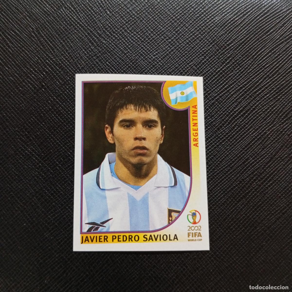 Cromos de f&uacute;tbol: 400 SAVIOLA ARGENTINA PANINI 2002 MUNDIAL KOREA FUTBOL 02 CROMO - SIN PEGAR - A59 PG298